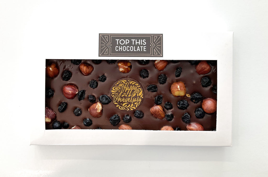 Happy Anniversary Chocolate Bar in Box