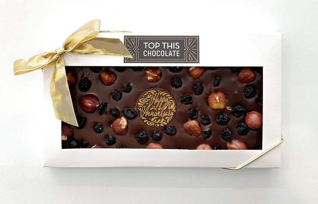 Happy Anniversary Chocolate Bar with Bow