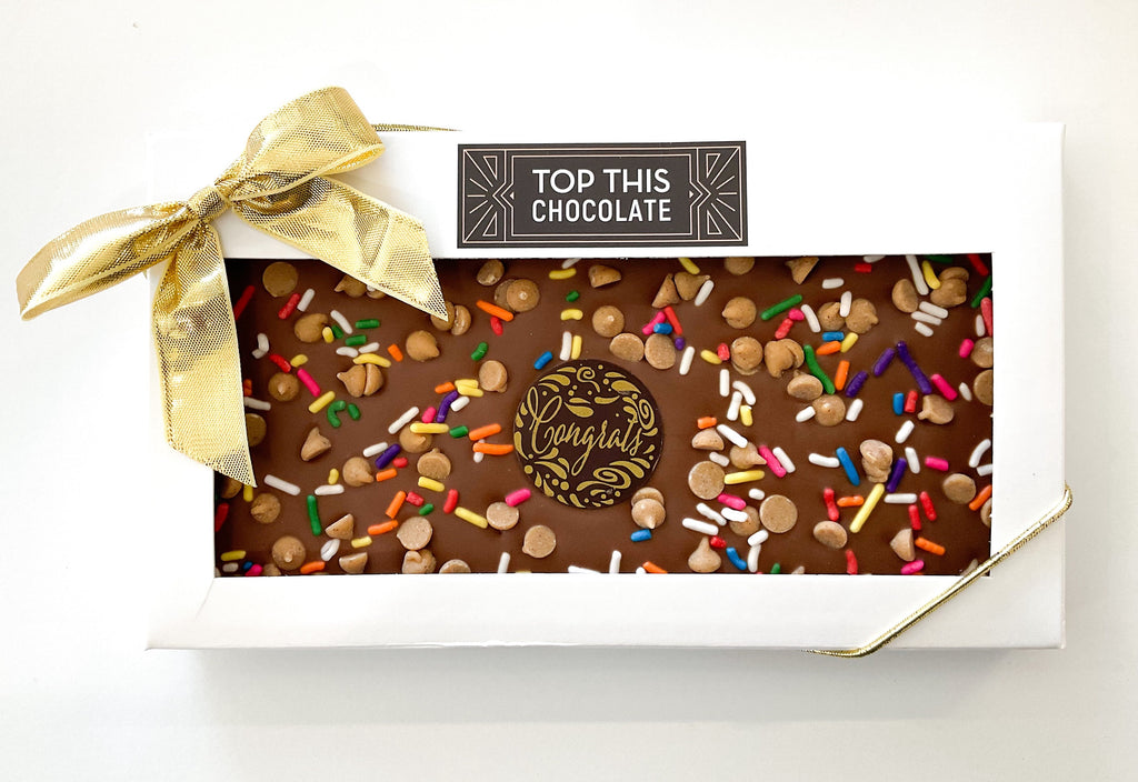 Congrats Milk Chocolate Bar with Bow