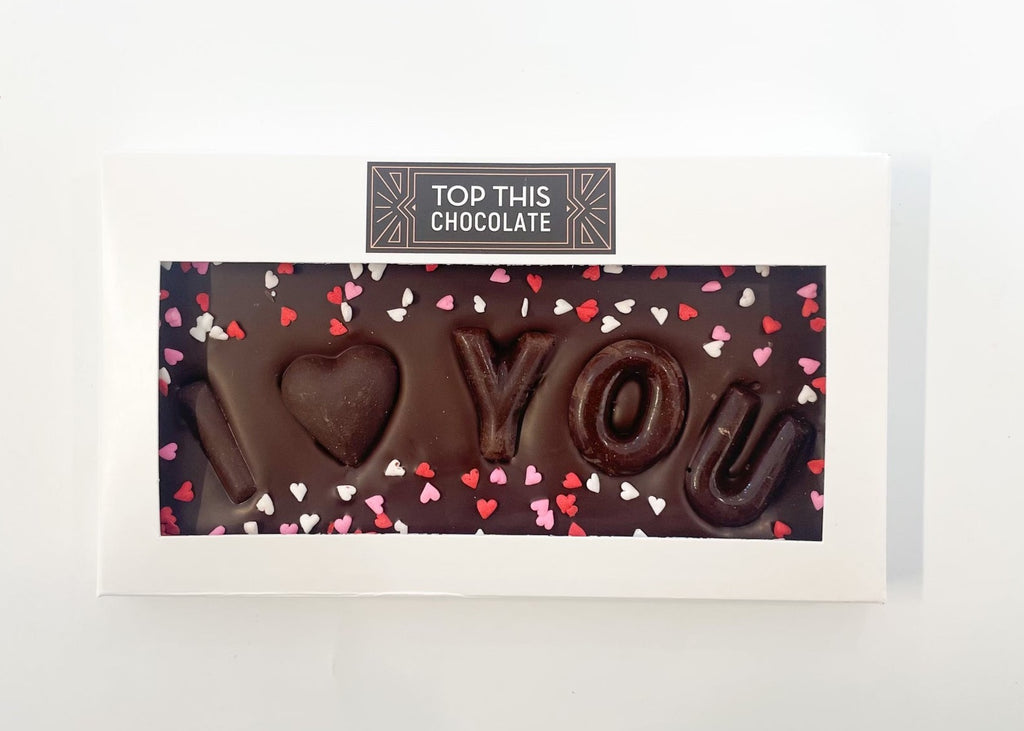 I Heart You Dark Chocolate Bar