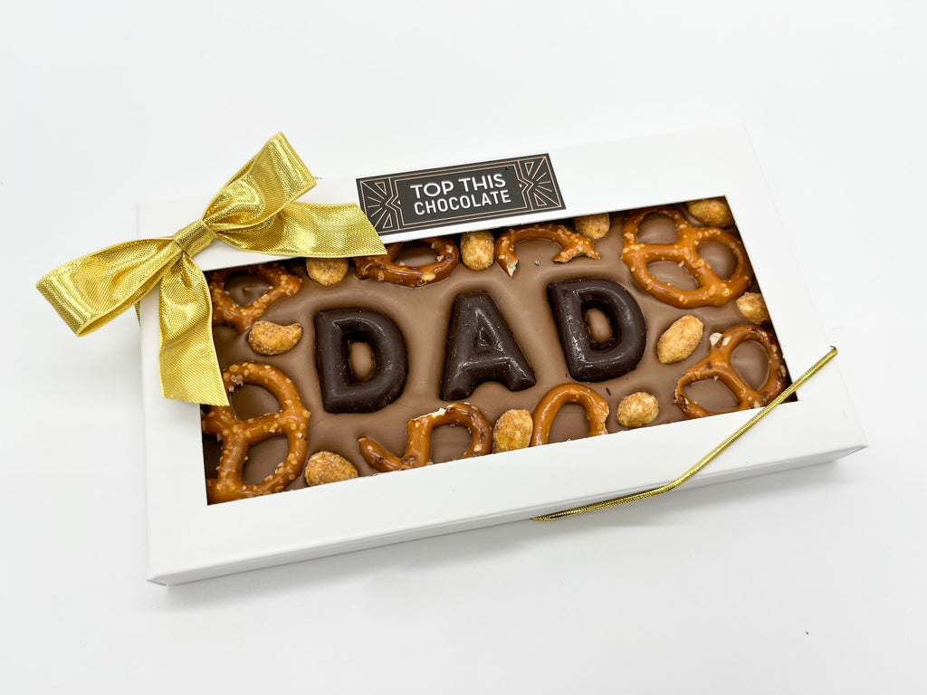 DAD Chocolate Bar with Pretzels and Peanuts