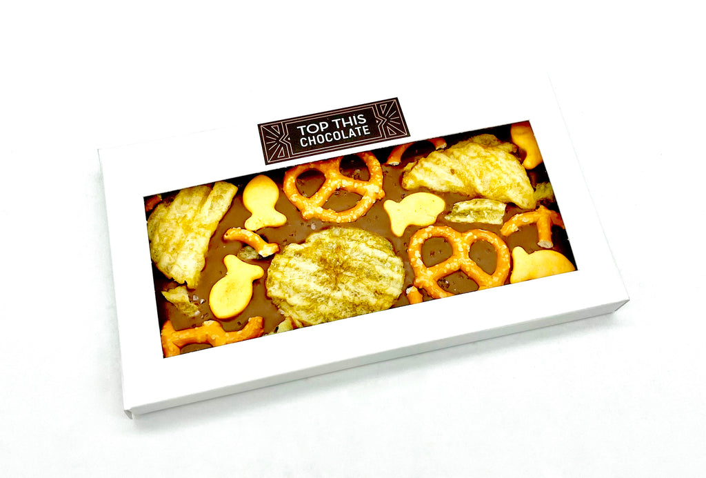Potato Chip Pretzel Goldfish Sea Salt Chocolate Bar