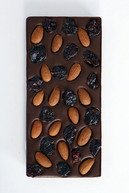 Almond Cherry Dark Chocolate Bar