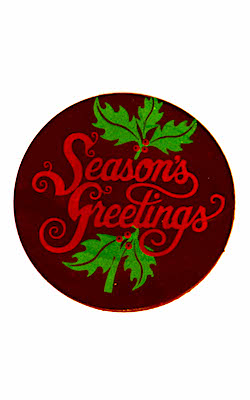 Season's Greetings Plaque