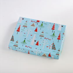 Blue Christmas Tree Box