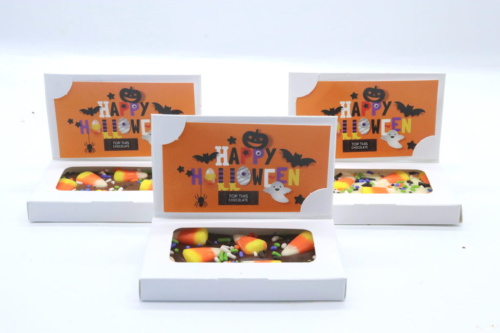 Candy Corn Mini Chocolate Bars