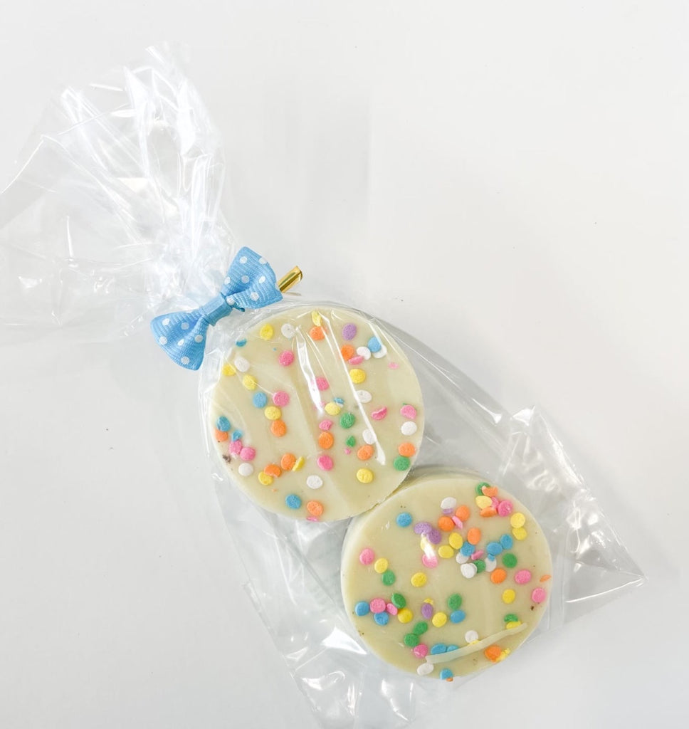 Chocolate Covered Oreos with Pastel Sprinkles