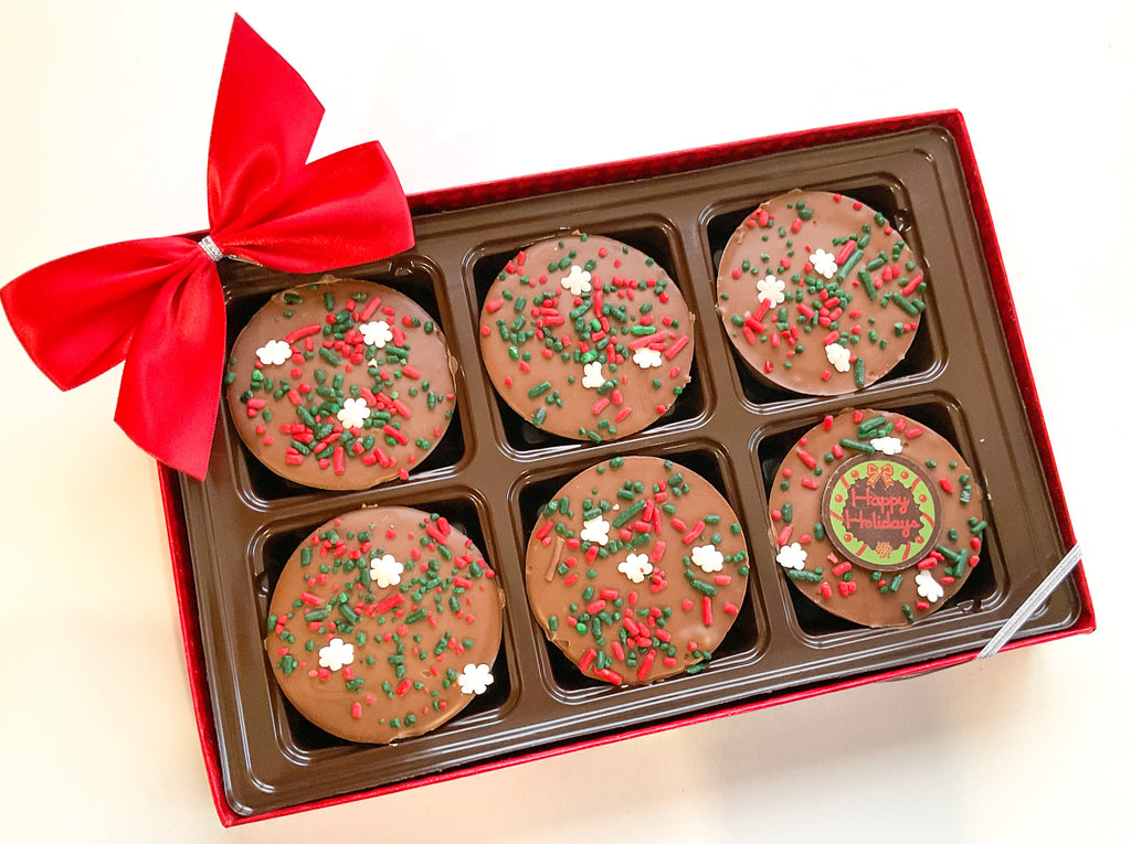 Holiday Chocolate Covered Oreos