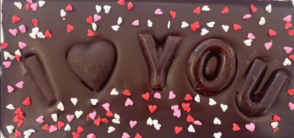 I Heart You Dark Chocolate Bar 