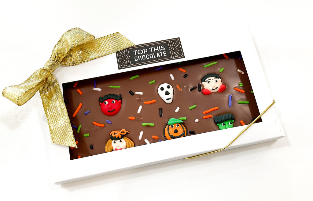 Monster Mash Milk Chocolate Bar with Bow