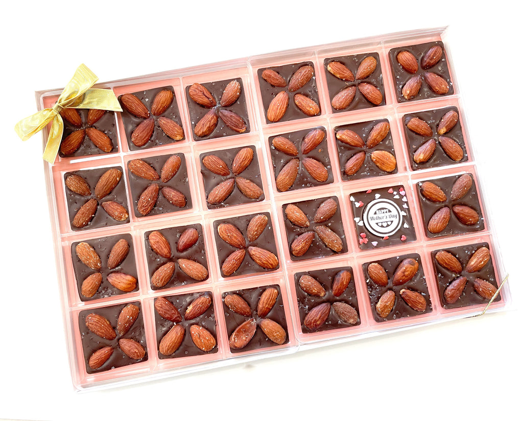 Happy Mother's Day Almond Chocolate 24 Squares