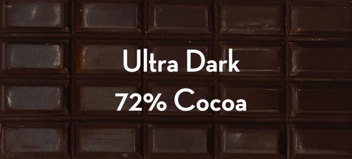 72% ultra dark chocolate bar