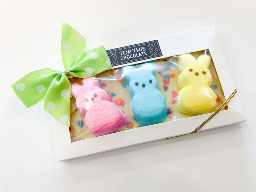 Peeps Bunnies Chocolate Bar with Bow