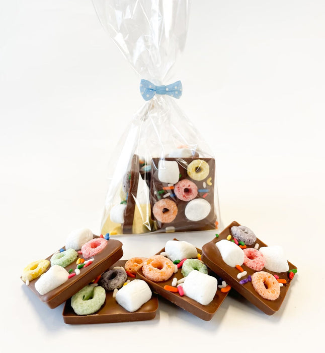Bag of 6 Chocolate Squares with Bow