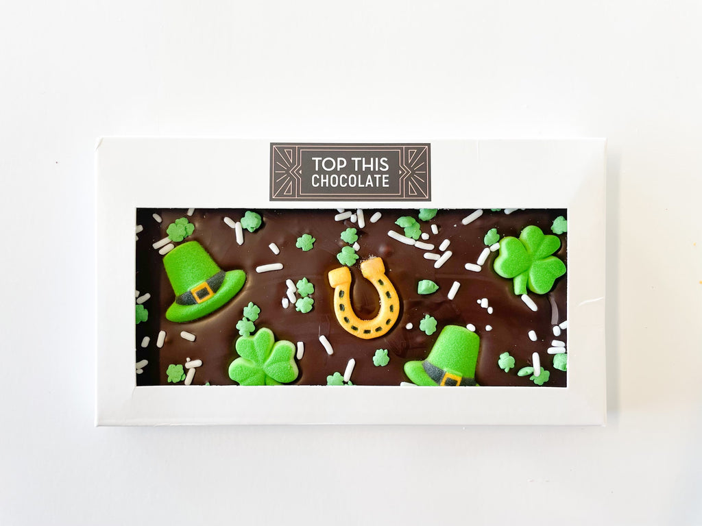 Shamrock Chocolate Bar in Box