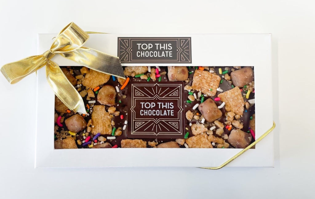 Top This Chocolate Signature Bar with Bow