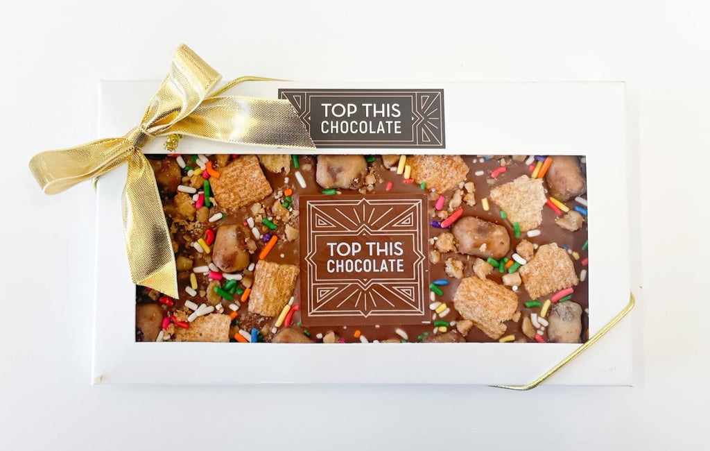Top This Chocolate Signature Bar with Bow