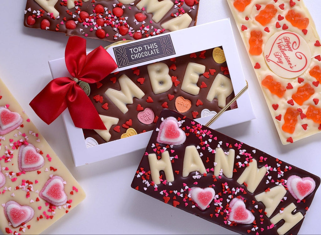 Valentine's Day Chocolate Bars with Names