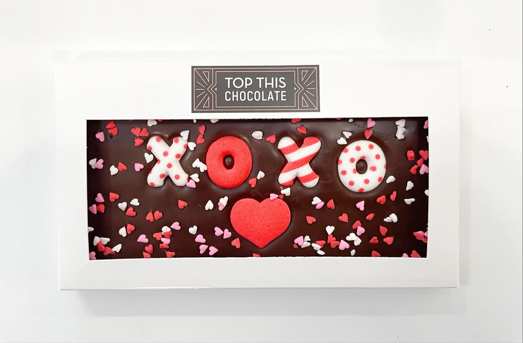 XOXO Dark Chocolate Bar