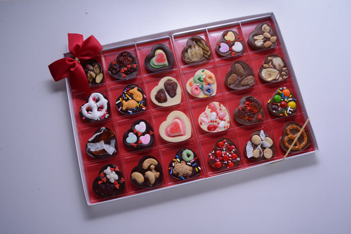 Chocolate Hearts Variety Pack - All Toppings
