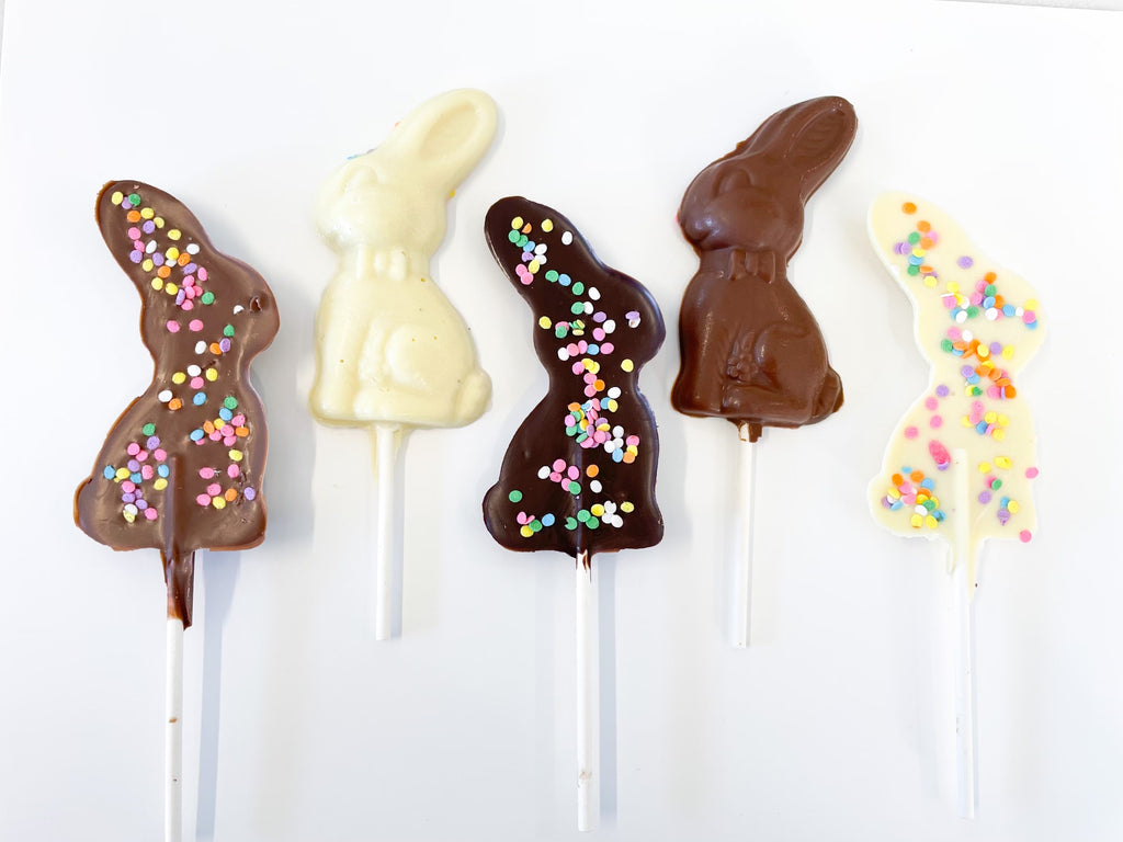 Easter Bunny Chocolate Pops