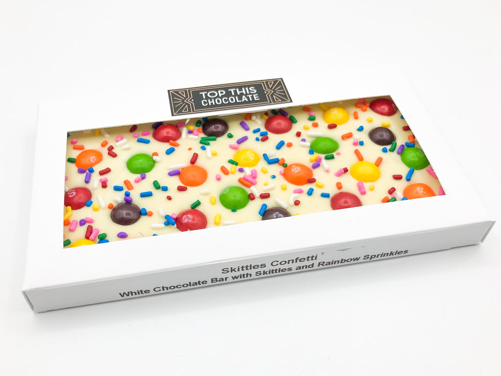 Confetti Skittles Chocolate Bar