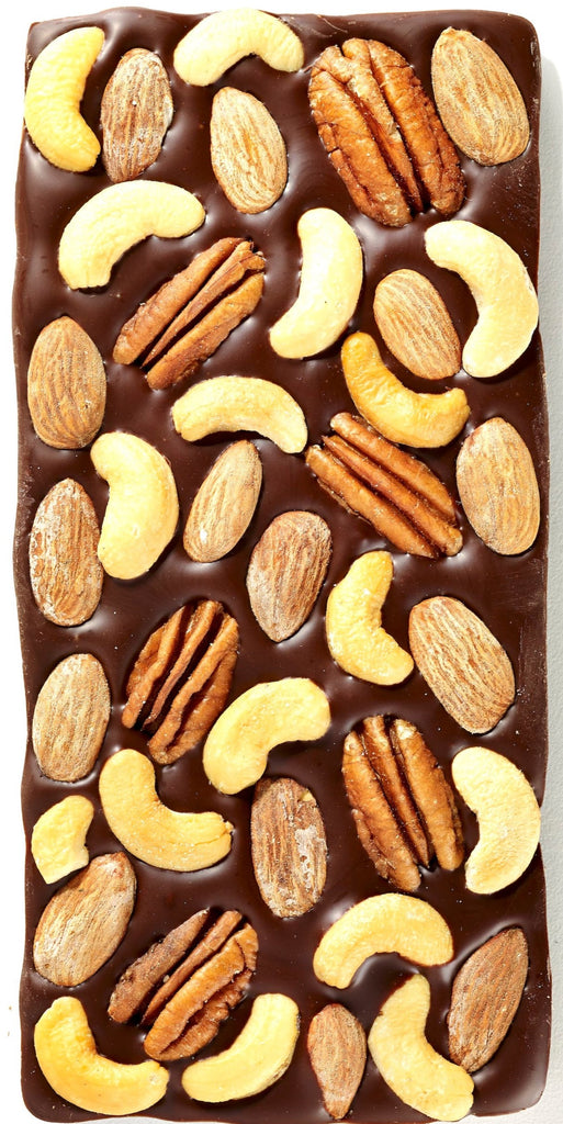 Almond Cashew Pecan Dark Chocolate Bar