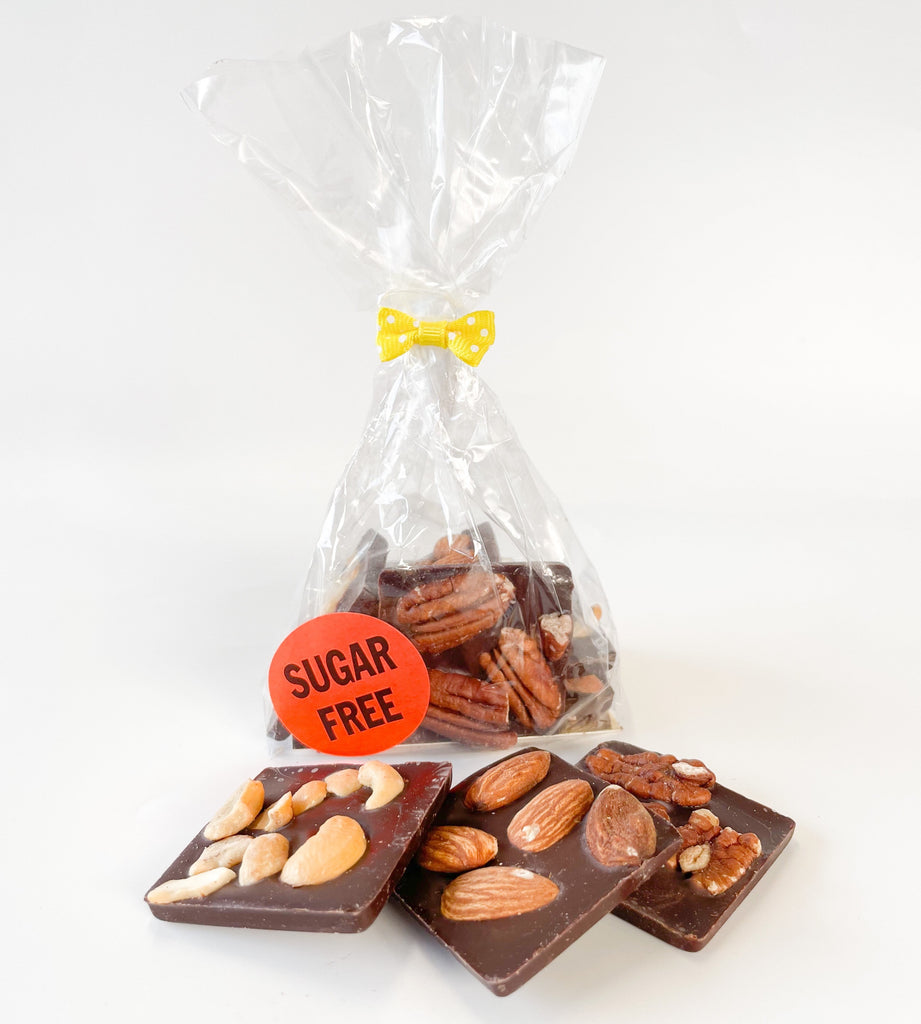 Sugar Free Nut Variety Chocolate Squares