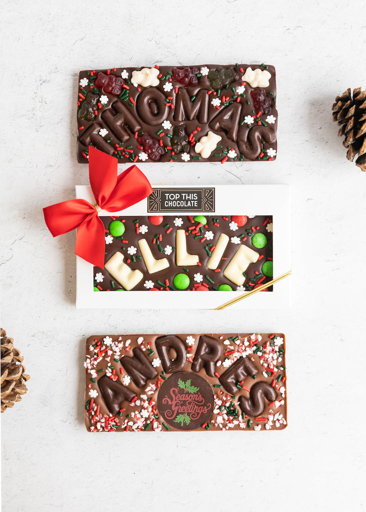 Chocolate Bars with Personalized Names