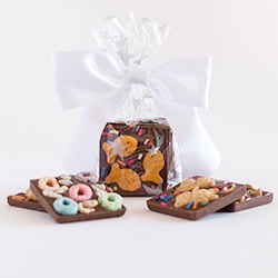 Bag of 6 Chocolate Squares with Bow